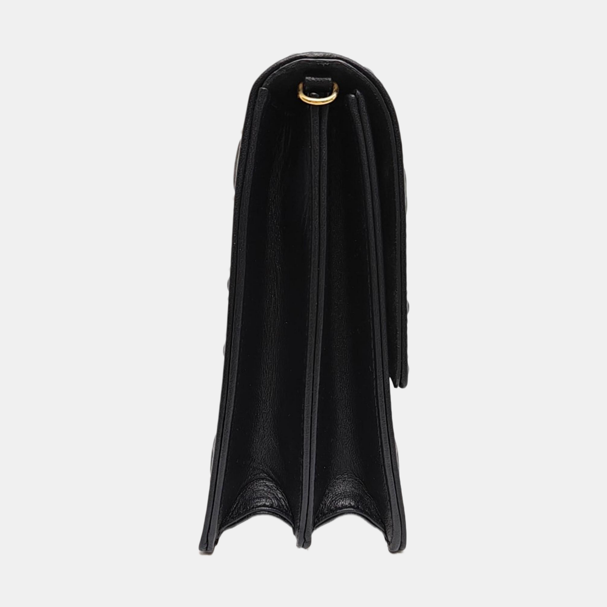 Diorama Cannage Lambskin Black