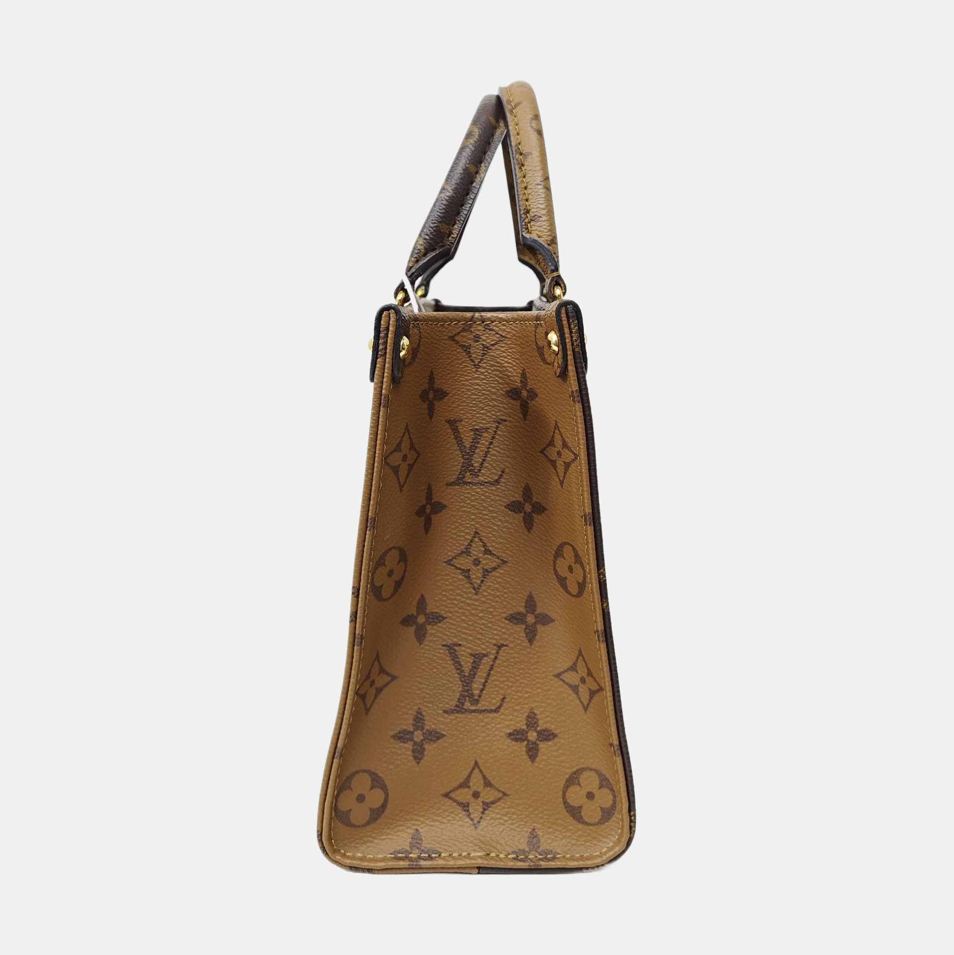 ONTHEGO PM Monogram Coated Canvas Brown