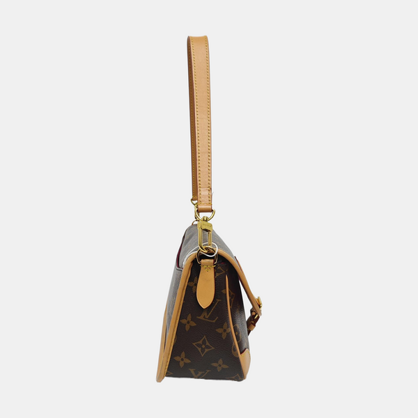 DIANE Monogram Coated Canvas Brown