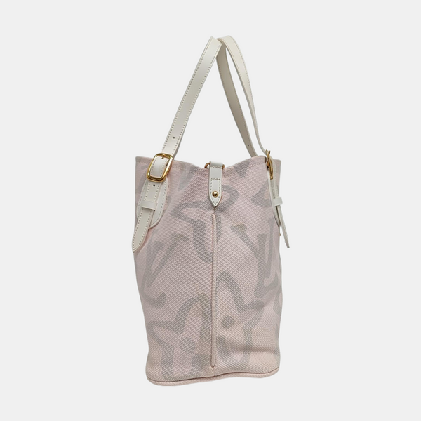 TAHITIENNE CABAS MM Monogram Canvas Pink