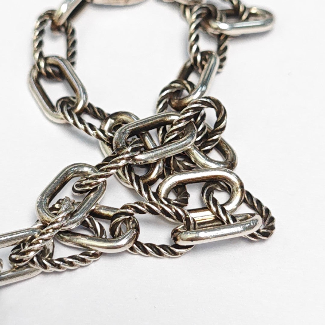 Interlocking G 925 Sterling Silver Bracelet