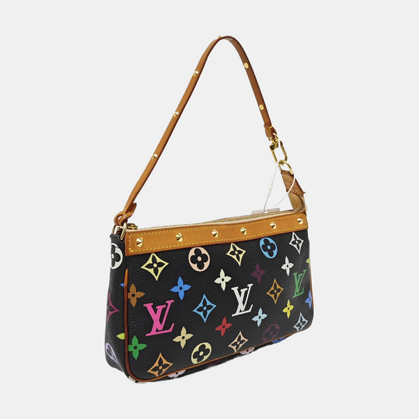 LV × TM ACCESSOIRES GM Monogram Coated Canvas Black