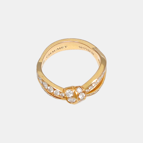 Jeux De Liens 18k Rose Gold Ring EU 52