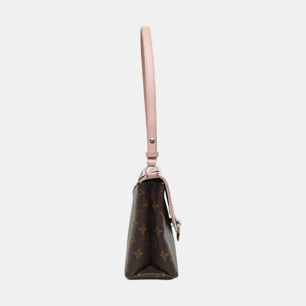 SAINT MICHEL Monogram Coated Canvas Pink