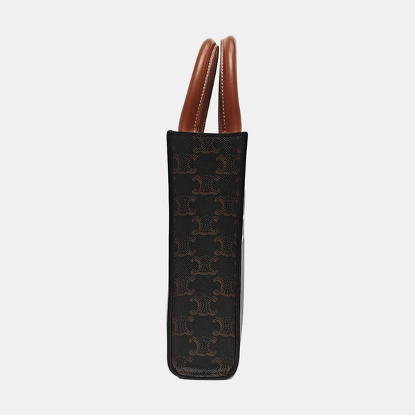 CABAS CELINE Mini Coated Canvas Brown
