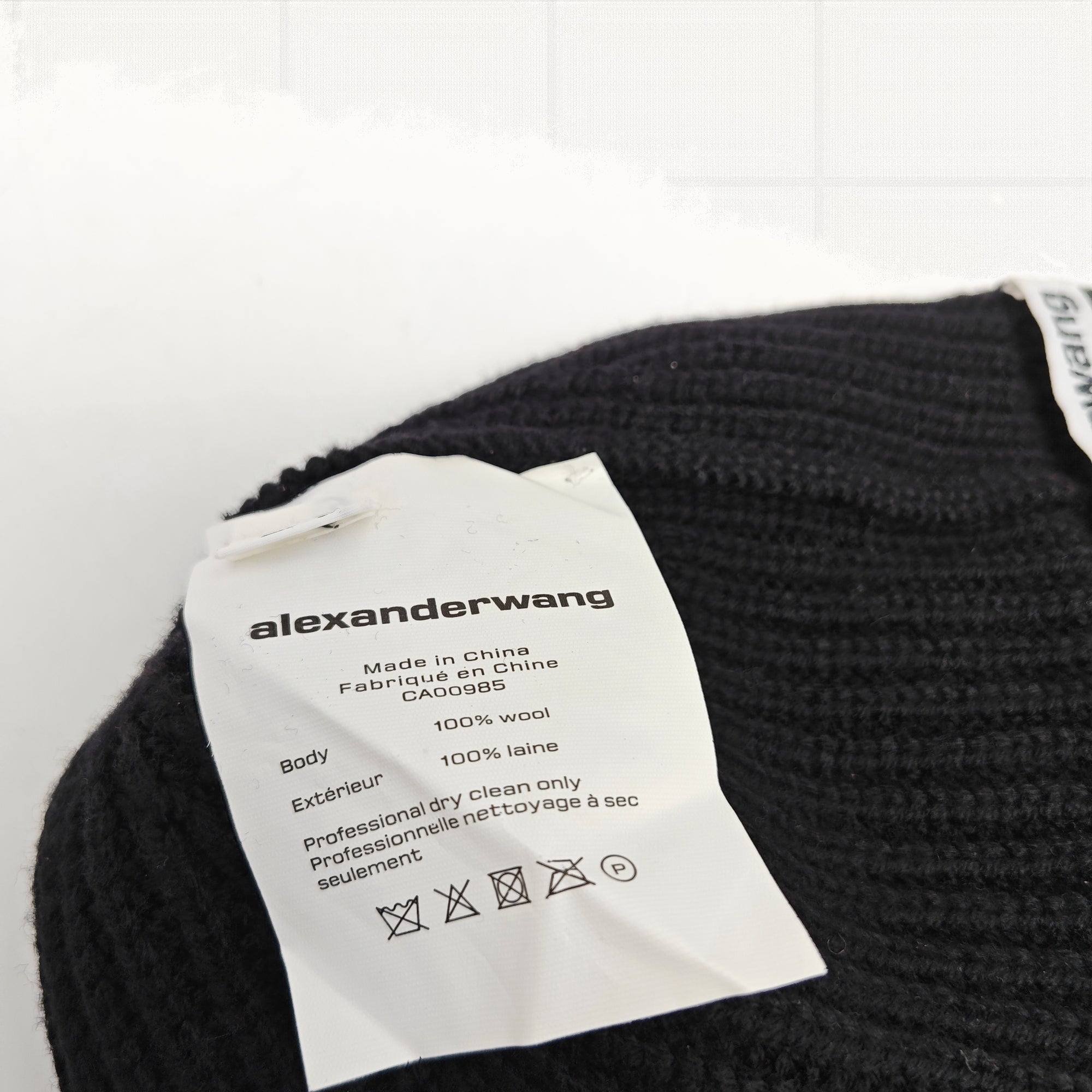 Wool Hat Black