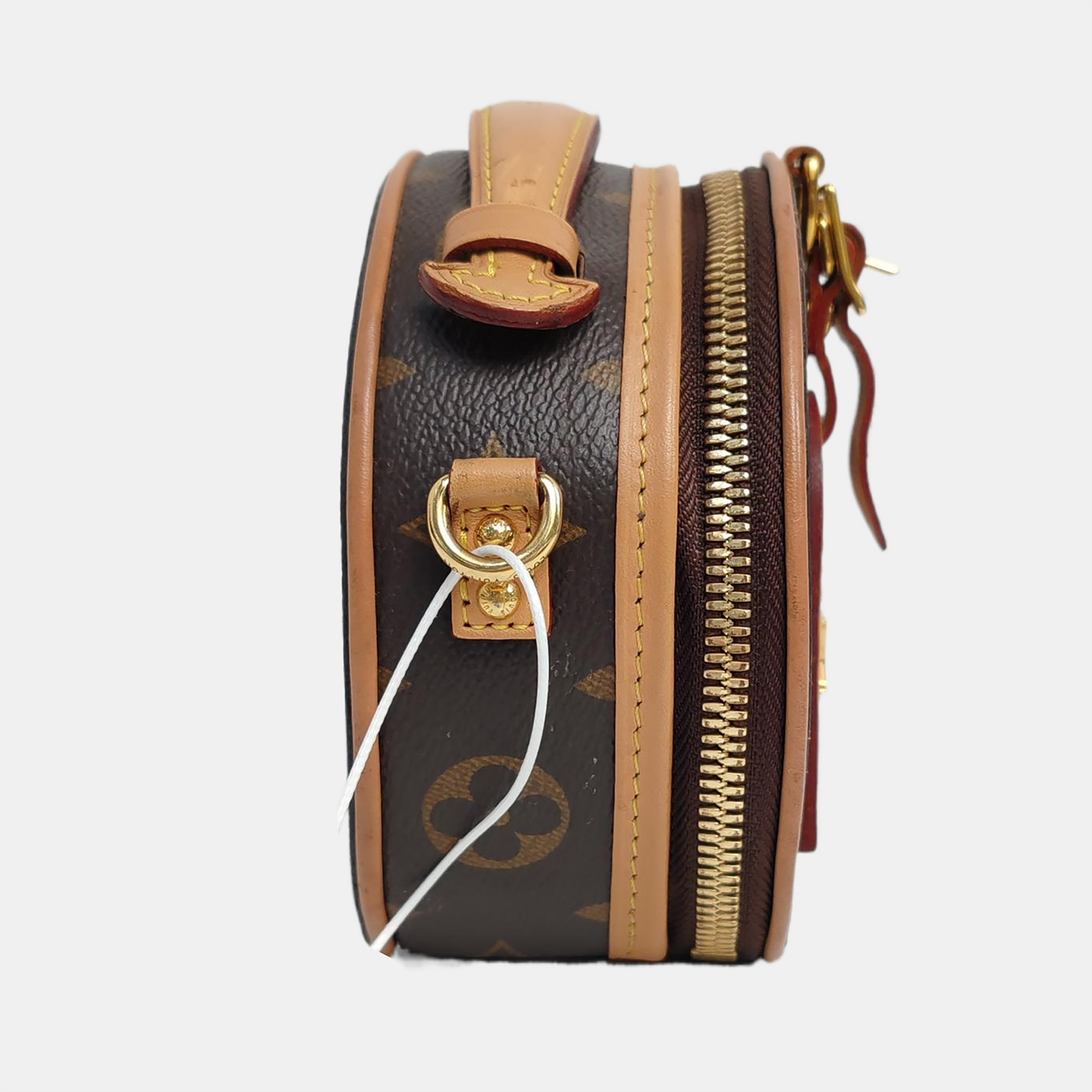 BOITE CHAPEAU Mini Monogram Coated Canvas Brown