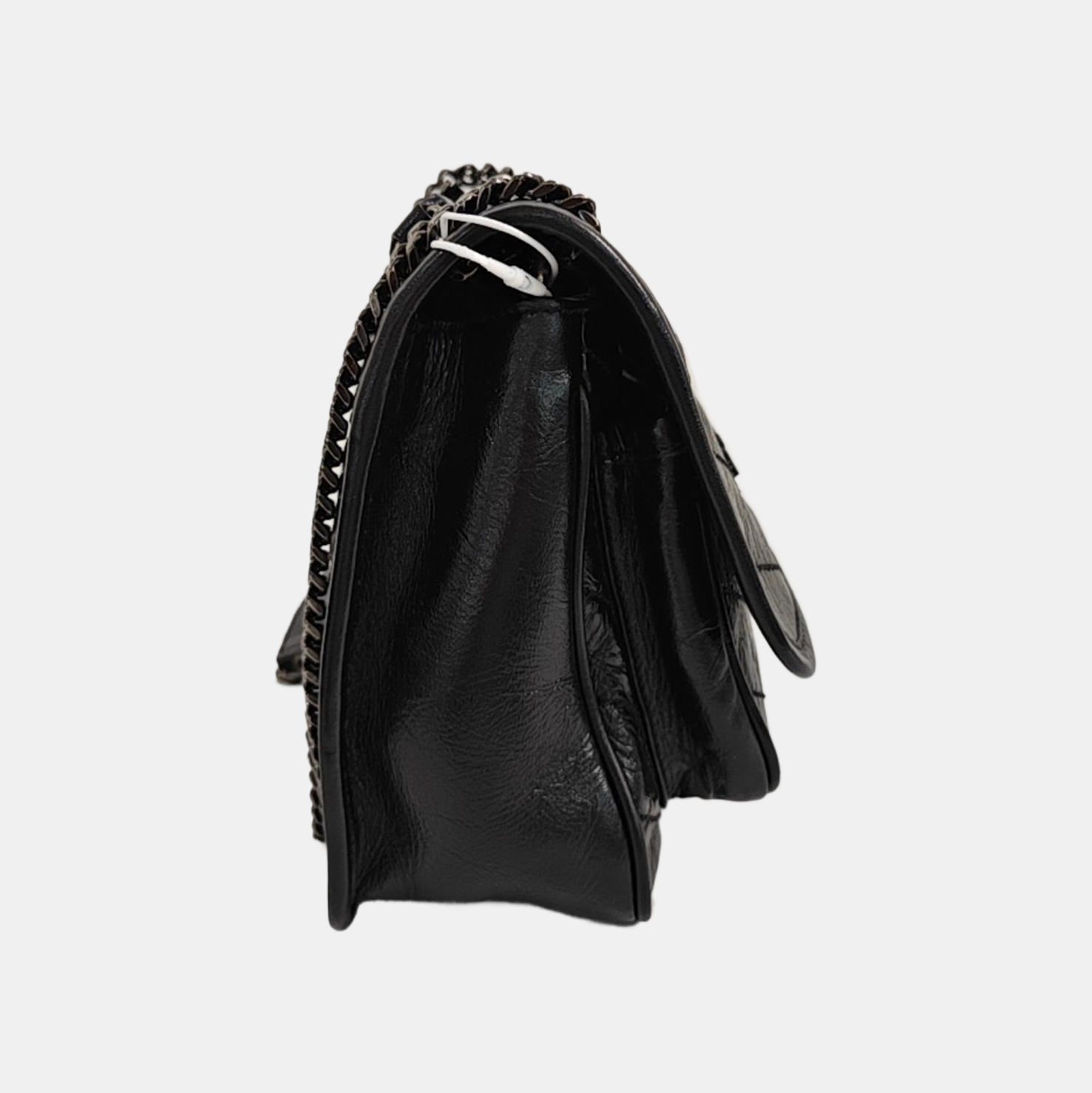 NIKI Small Chevron Calfskin Black