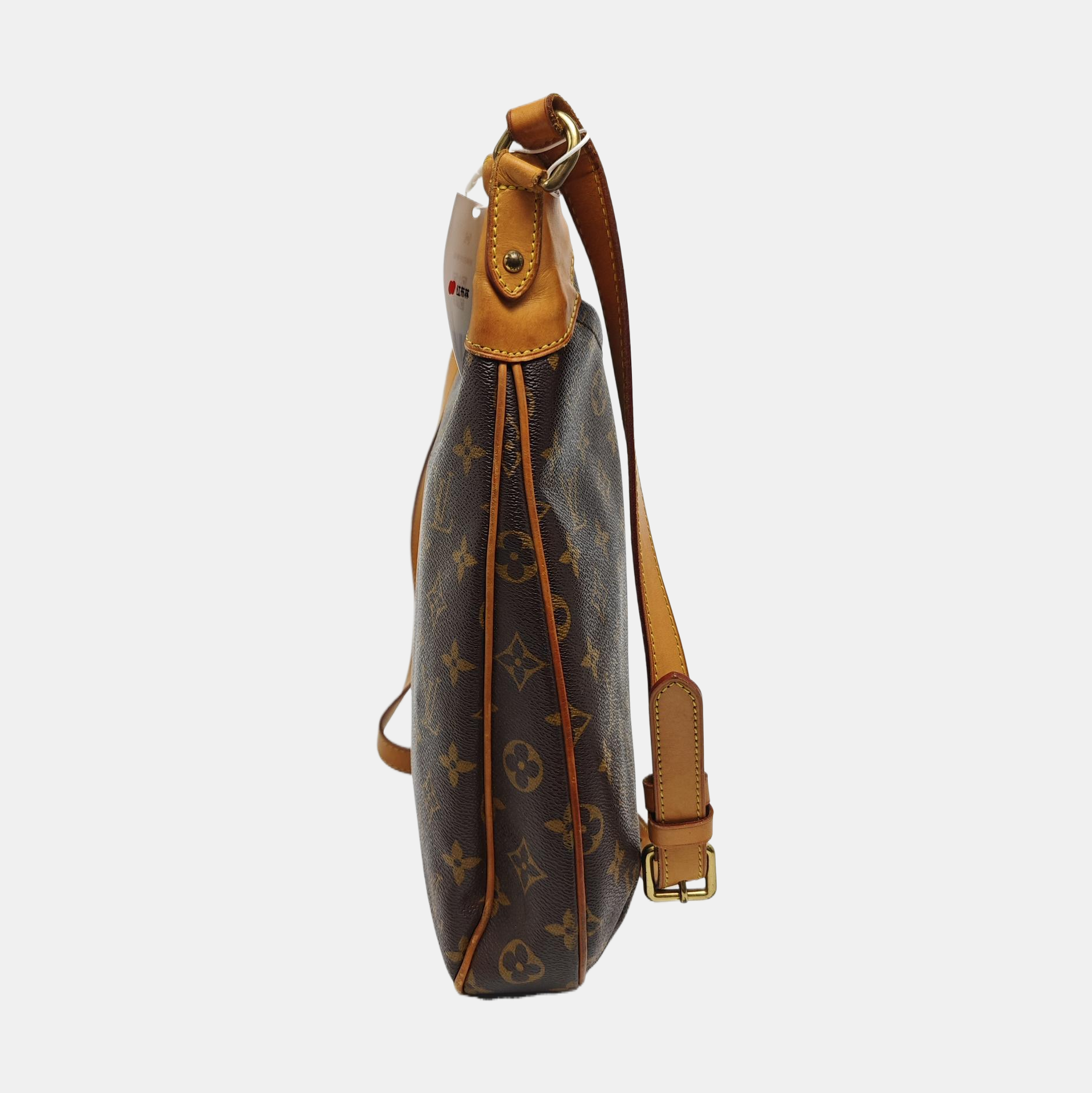 ODEON Monogram Coated Canvas Brown