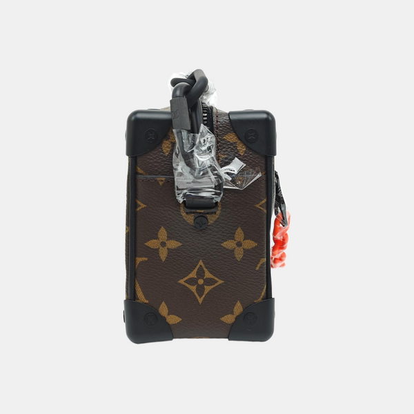 SOFT TRUNK Mini Monogram Coated Canvas Brown