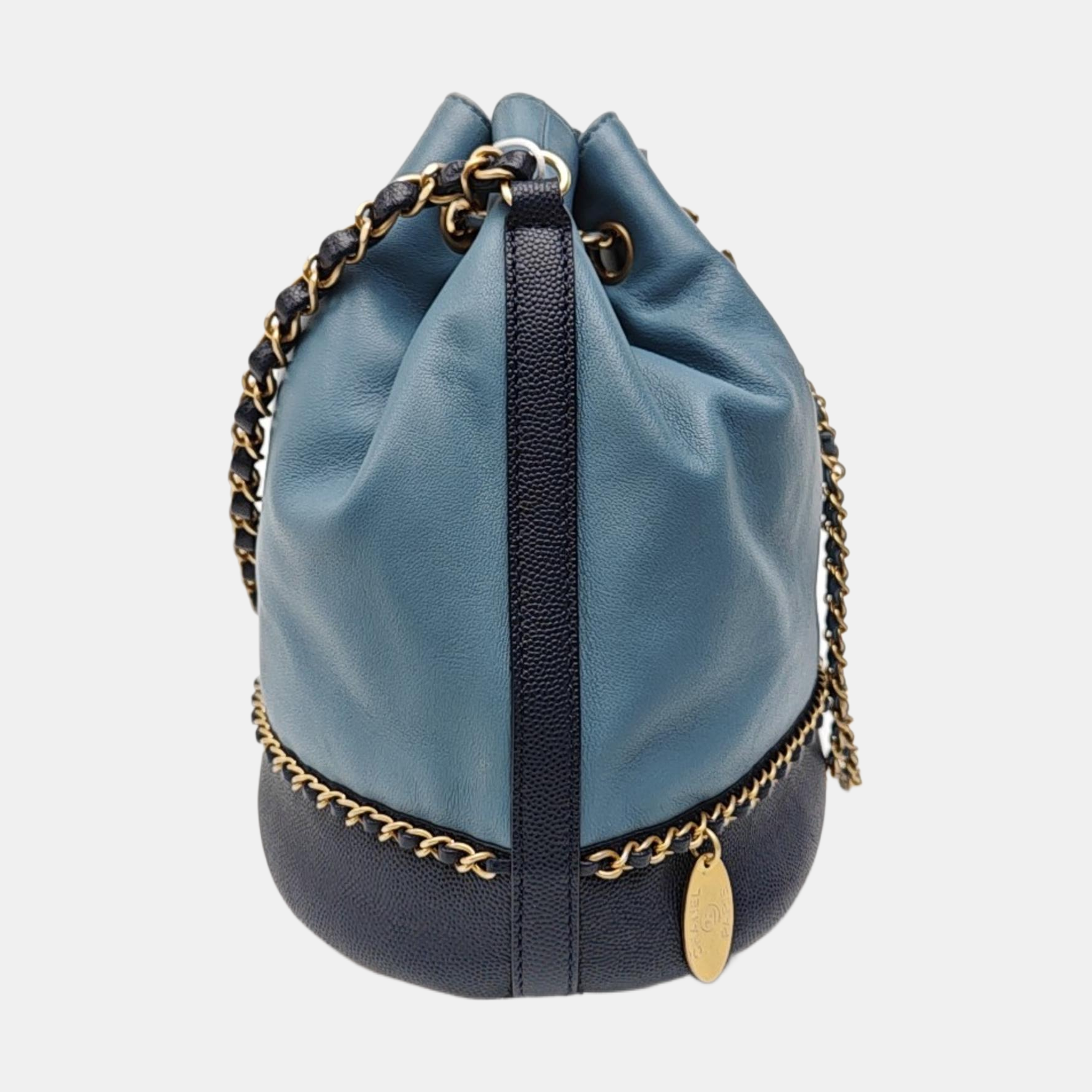 Quilted Lambskin Bucket Bag Multicolor