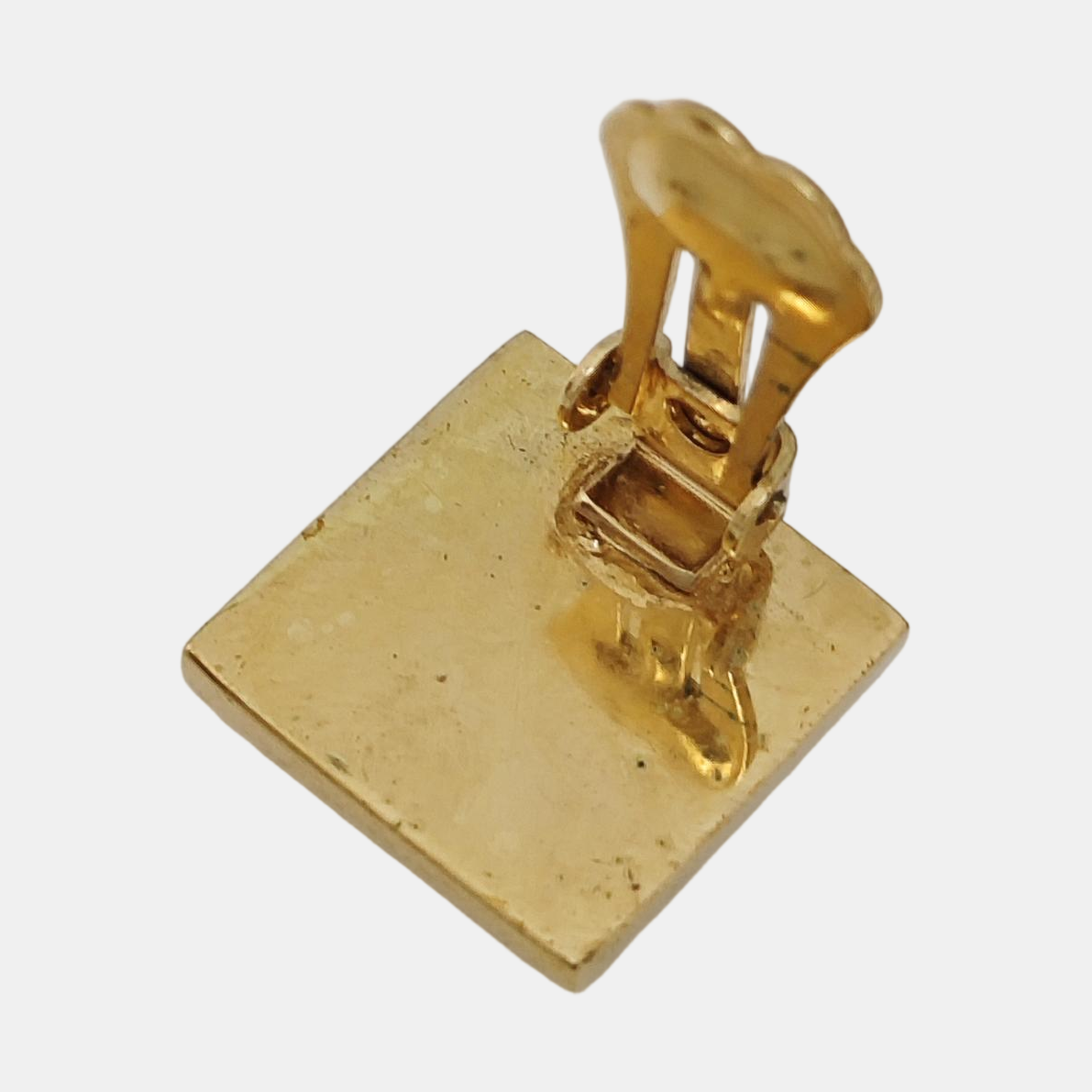 Metal Gold Clip On Earrings