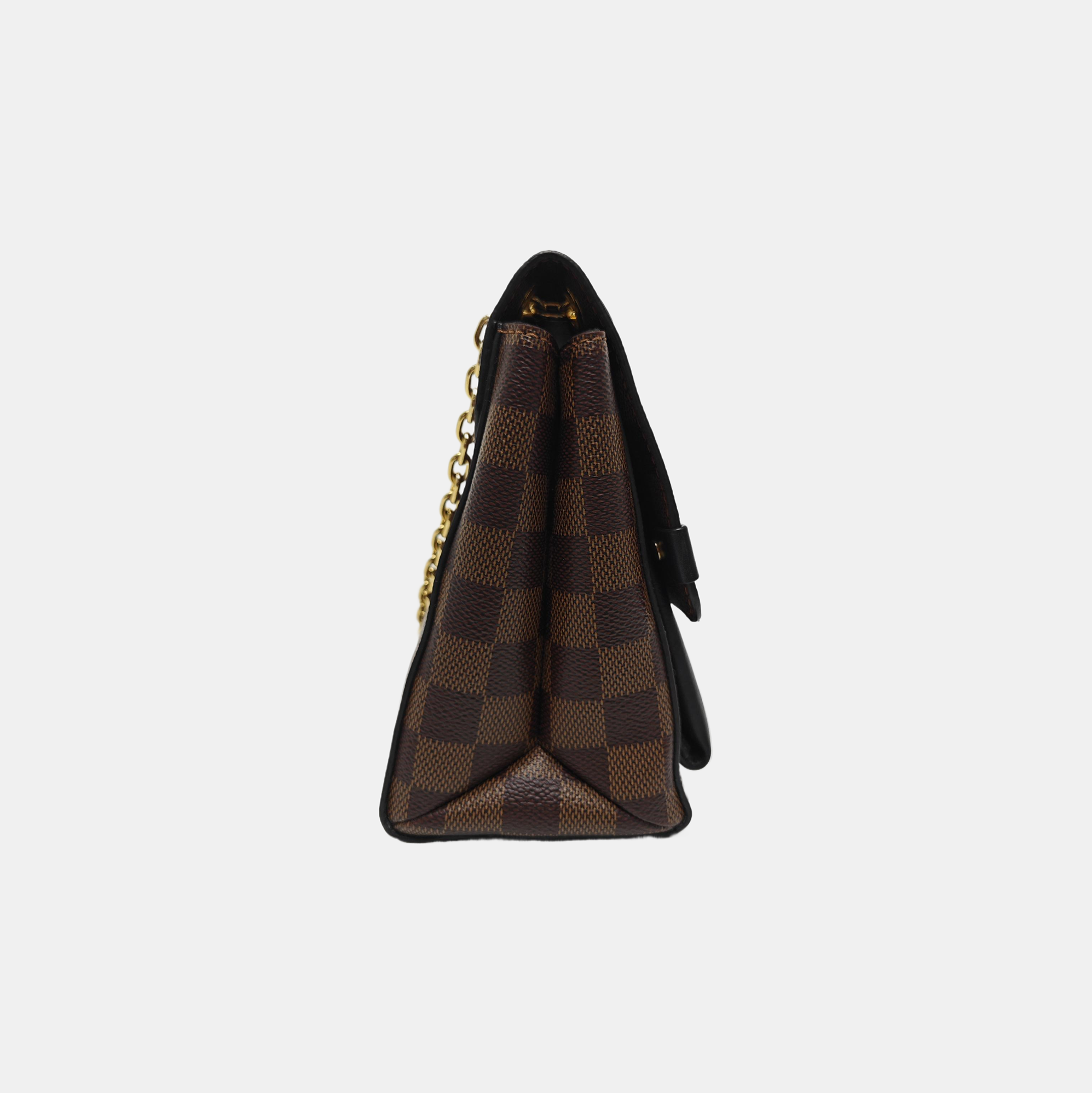VAVIN PM Damier Ebene Coated Canvas Brown
