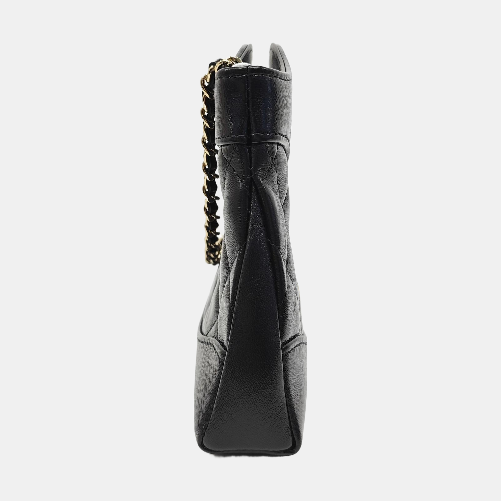 CHANEL 31 Quilted Waxed Cafskin Black