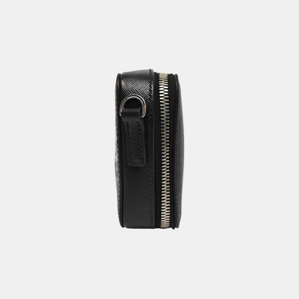 Leather Shoulder Bag Black