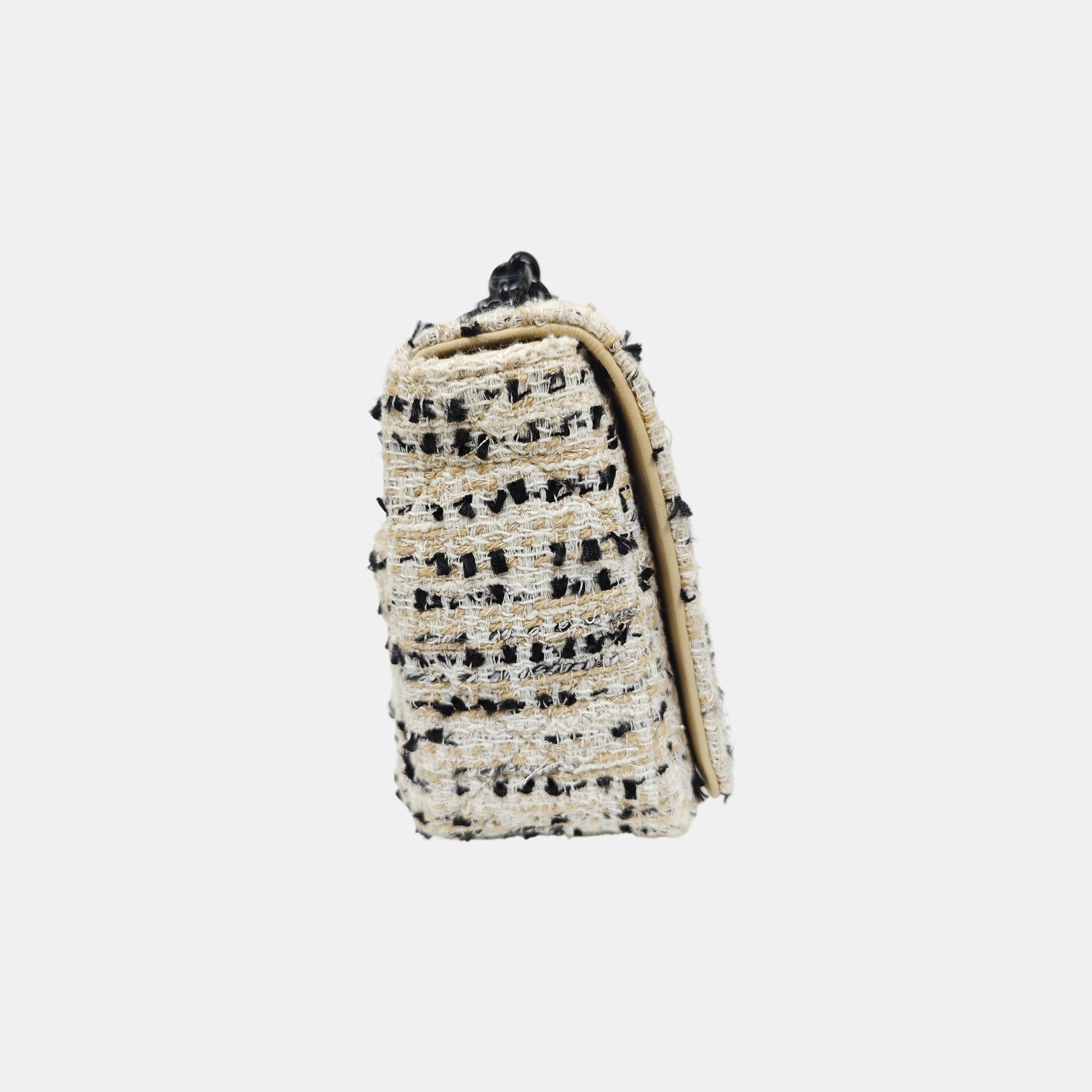 Dior Caro Small Cannage Wool White