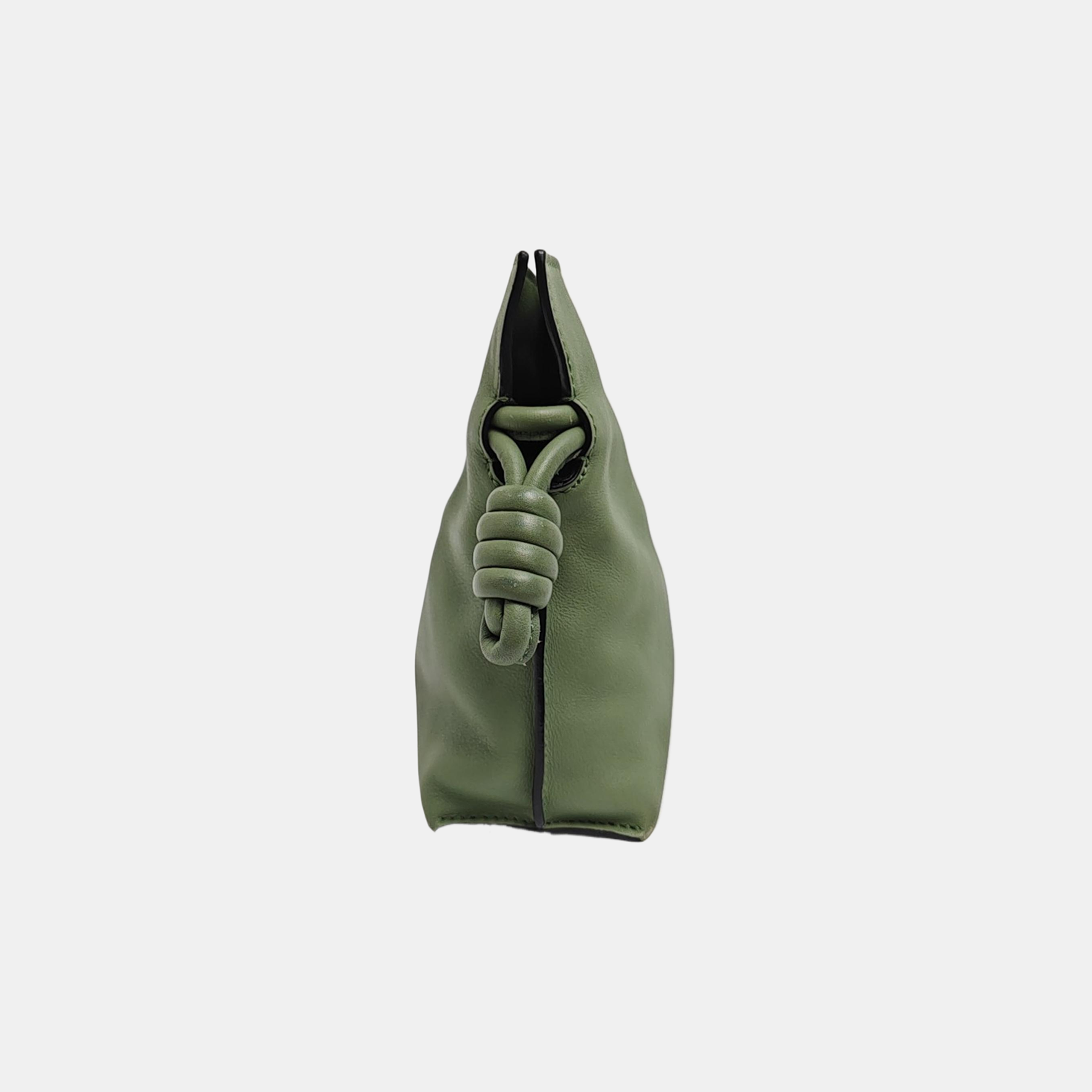 Authenticated pre-owned  Flamenco Calfskin Green - Shoulder Bag at Looply