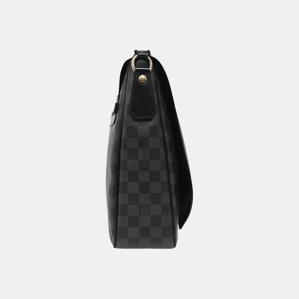 DANIEL GM Damier Graphite Coated Canvas Gray