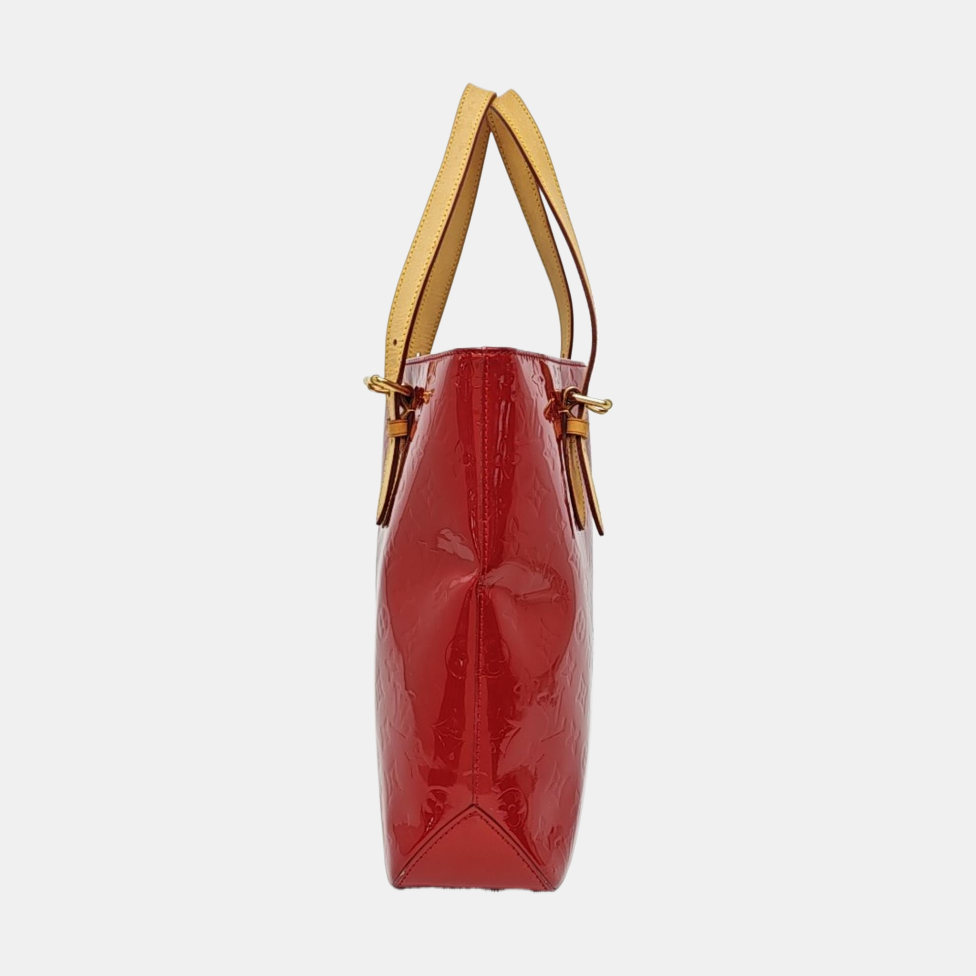 BRENTWOOD Monogram Patent Leather Red
