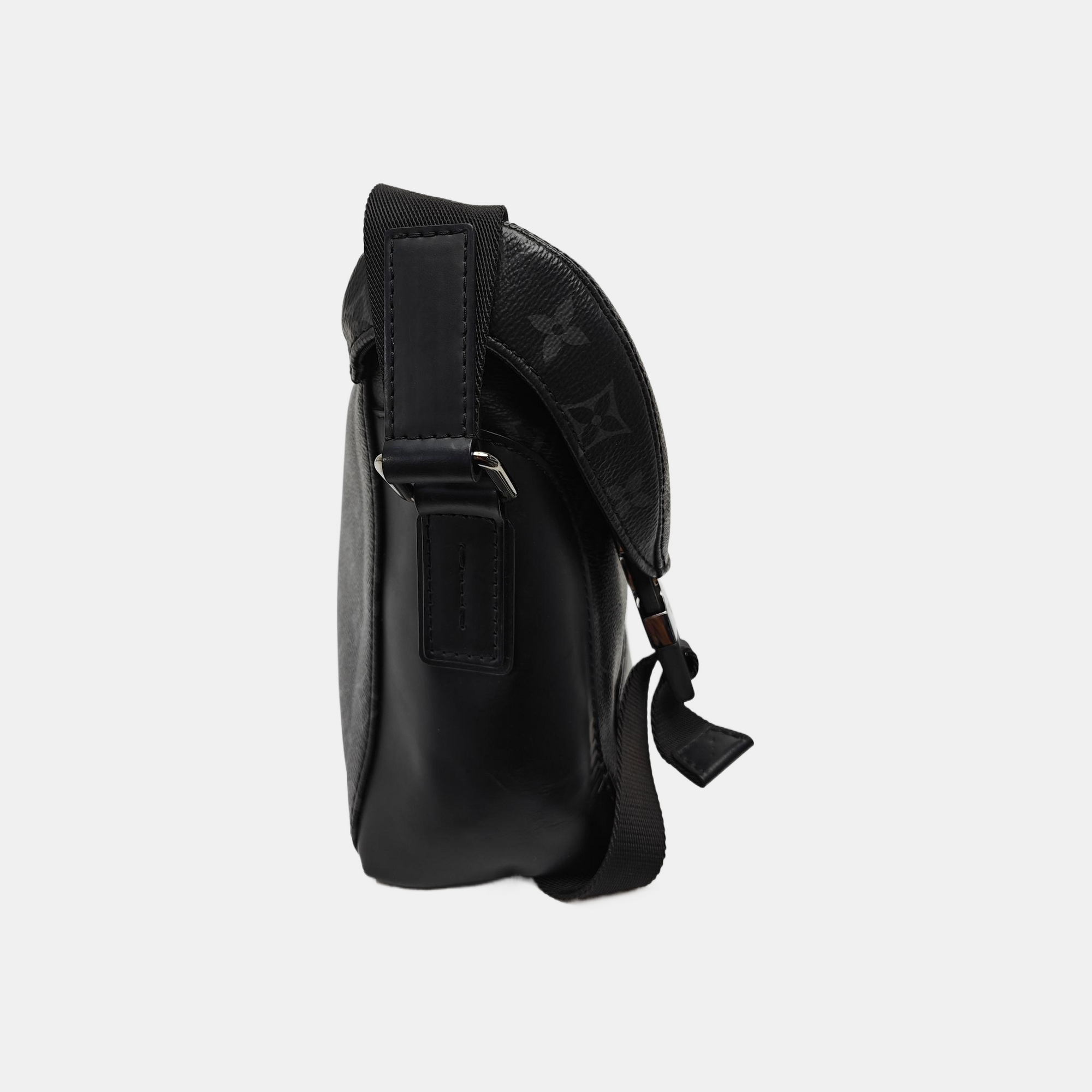 VOYAGER PM Monogram Coated Canvas Black