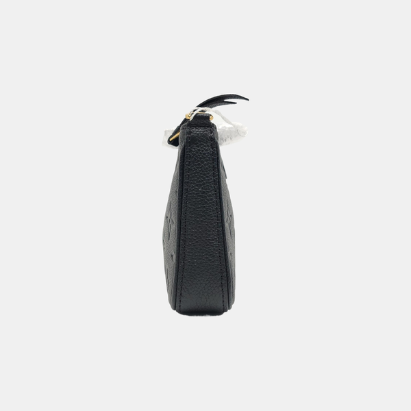 EASY POUCH ON STRAP Monogram Calfskin Black