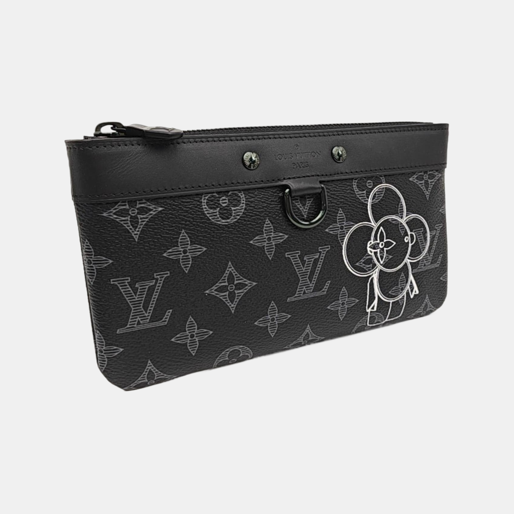 APOLLO Monogram Coated Canvas Black
