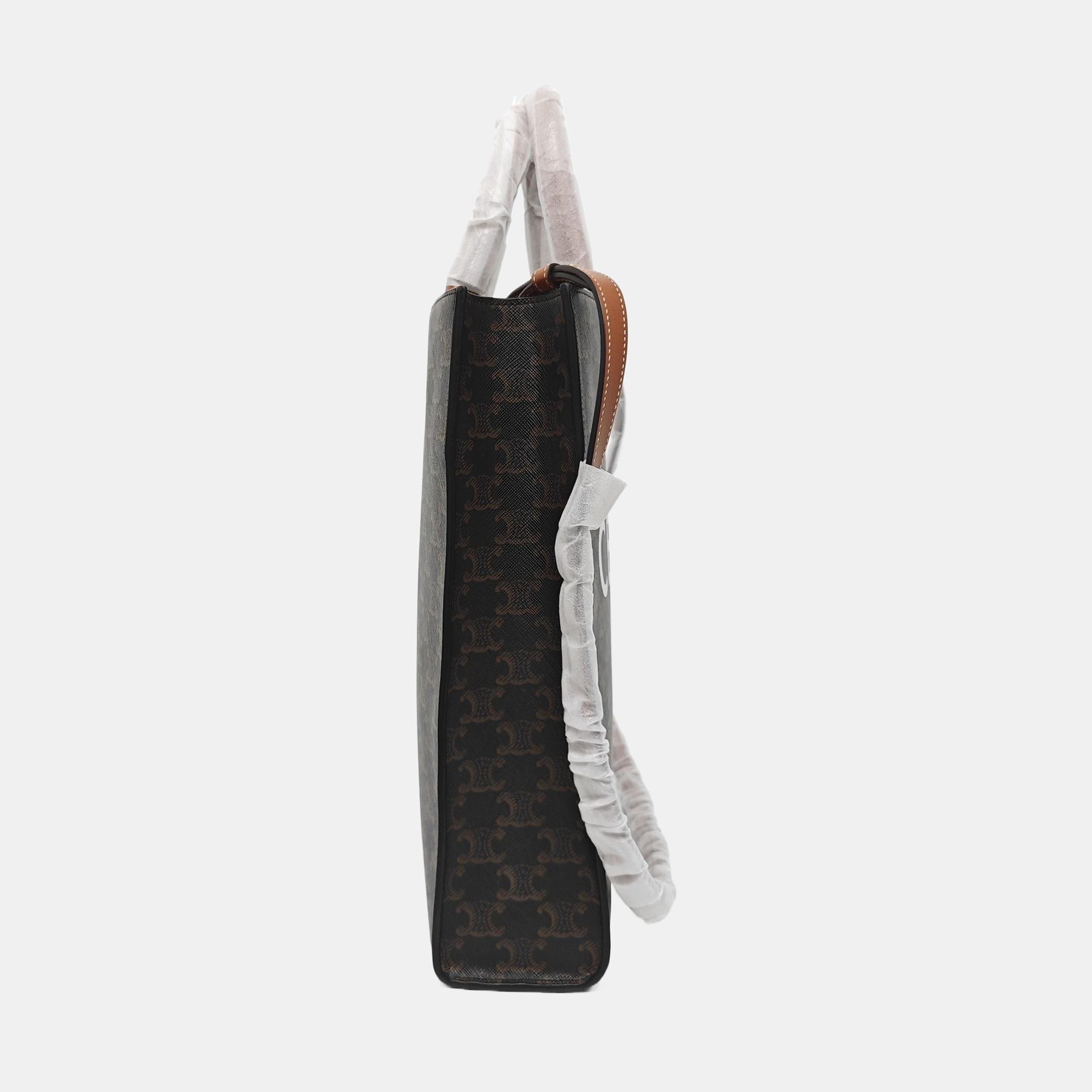 CABAS CELINE Small Coated Canvas Black