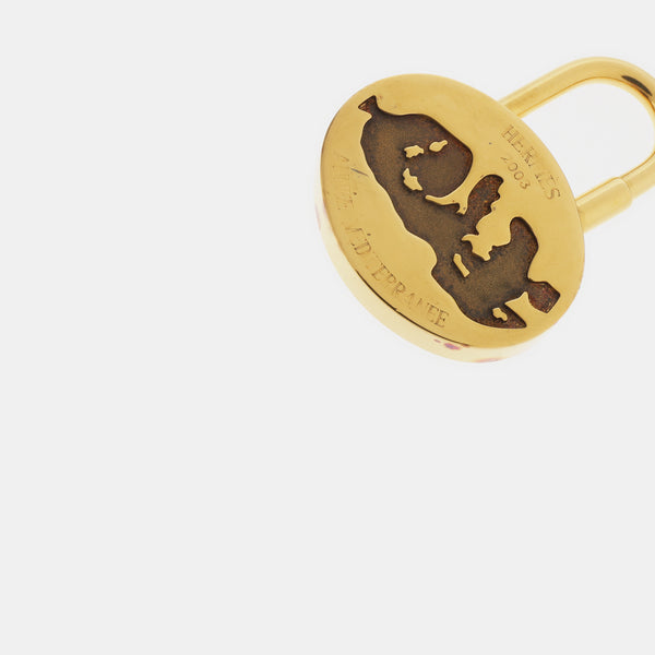 Gold Metal Bag Charm