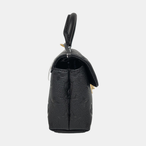 MADELEINE Nano Monogram Calfskin Black