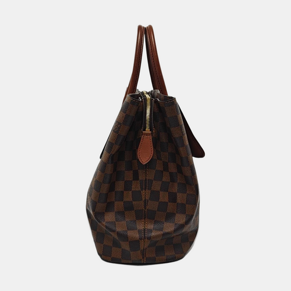 ASCOT Damier Ebene Coated Canvas Brown