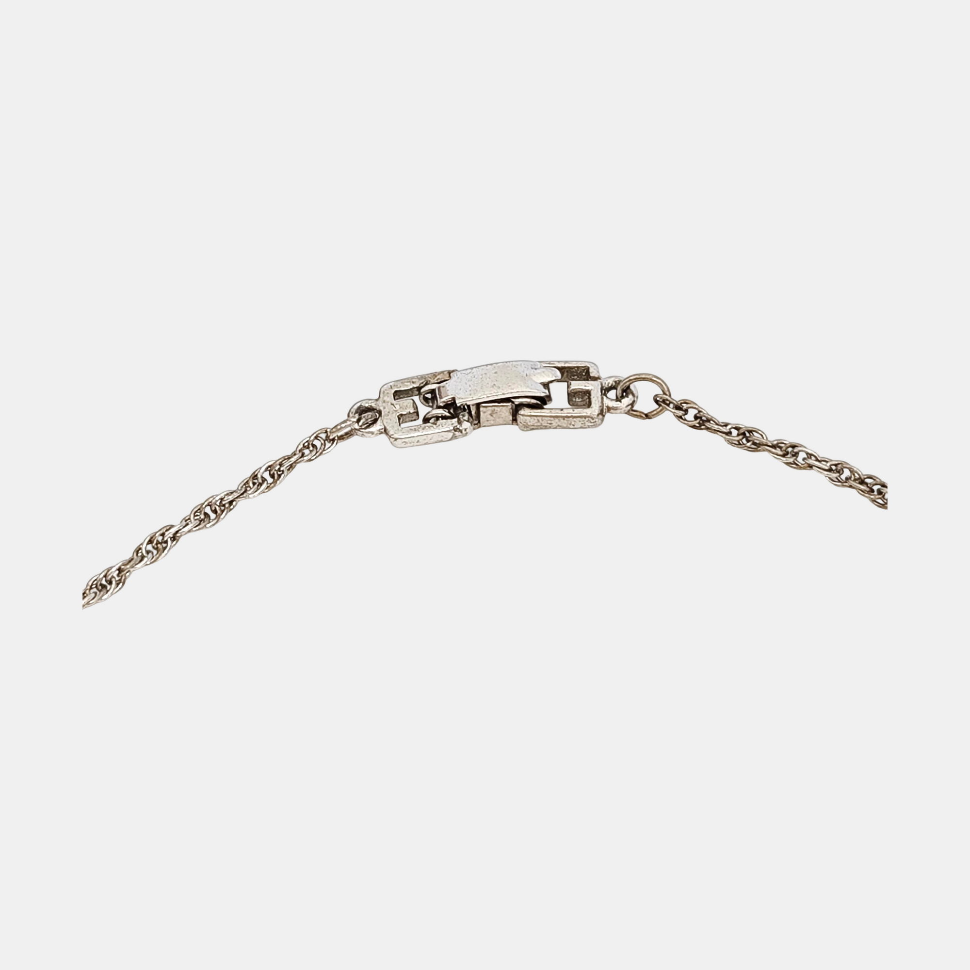 G Link Metal Silver Necklace