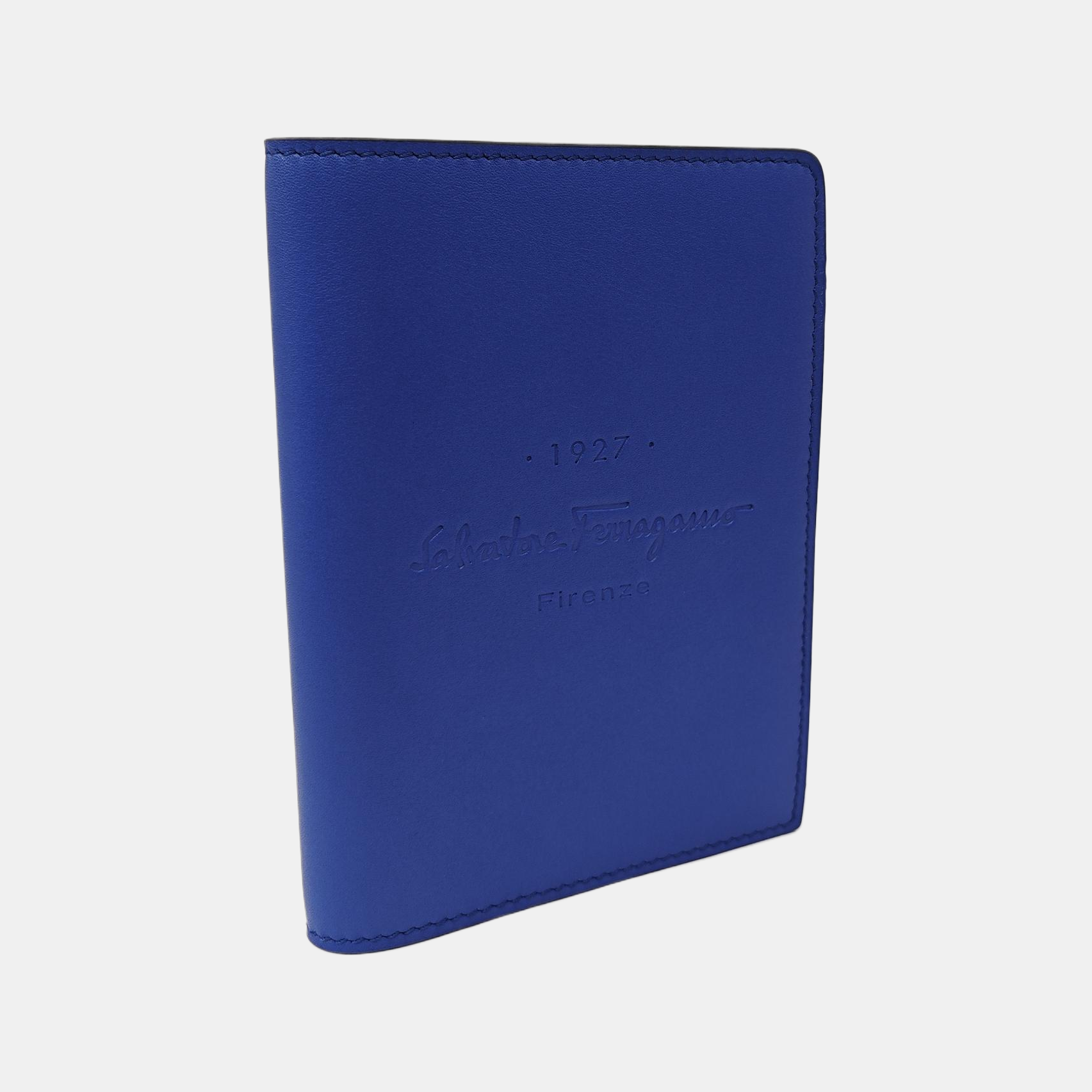 Ferragamo Studio Calfskin Blue Wallet