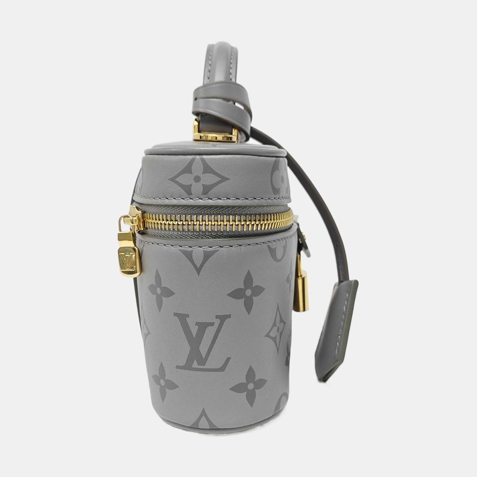 Vanity Chain Pouch PM Monogram Calfskin Gray