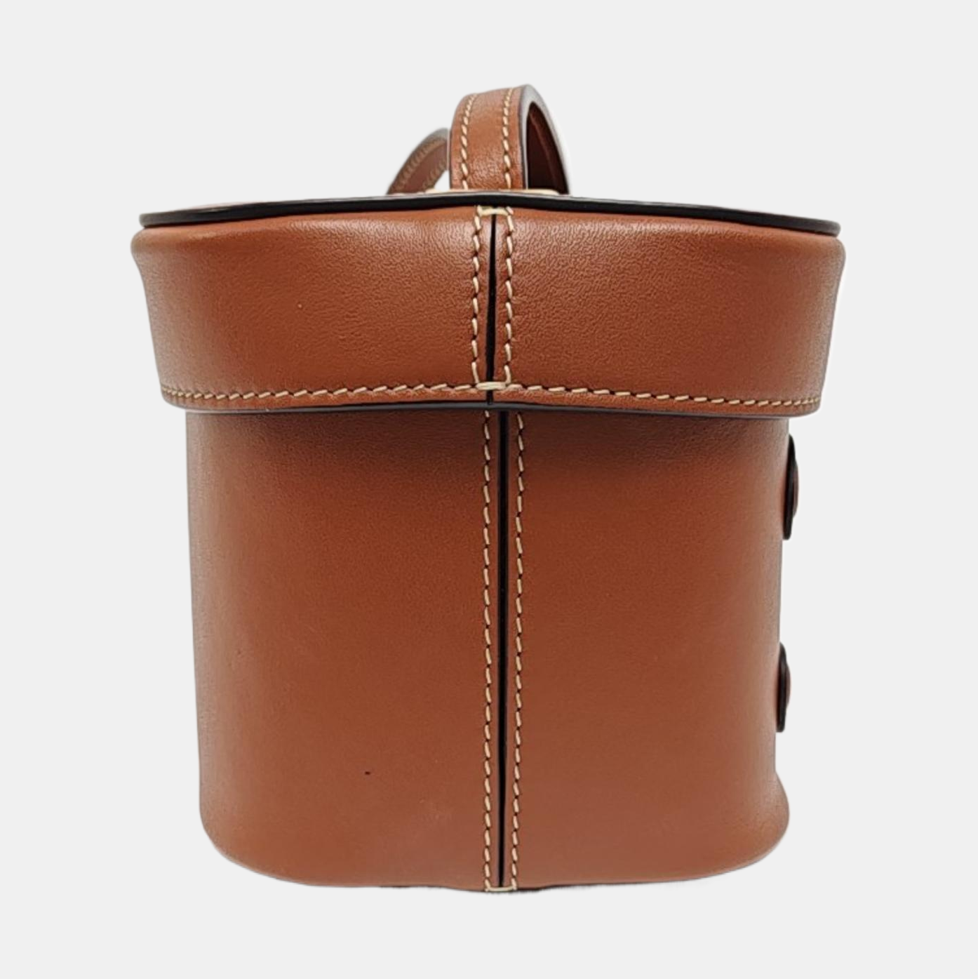 Calfskin Shoulder Bag Brown