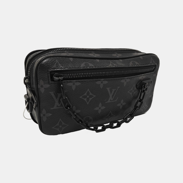 VOLGA Monogram Coated Canvas Black
