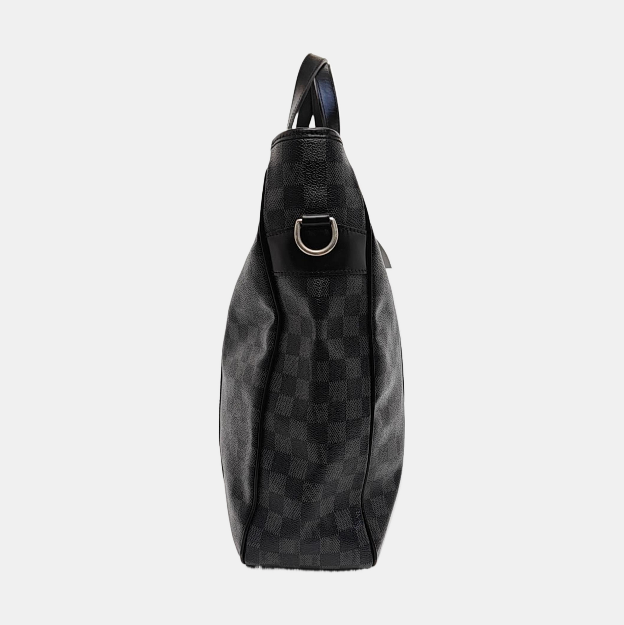 TADAO MM Damier Graphite Coated Canvas Gray