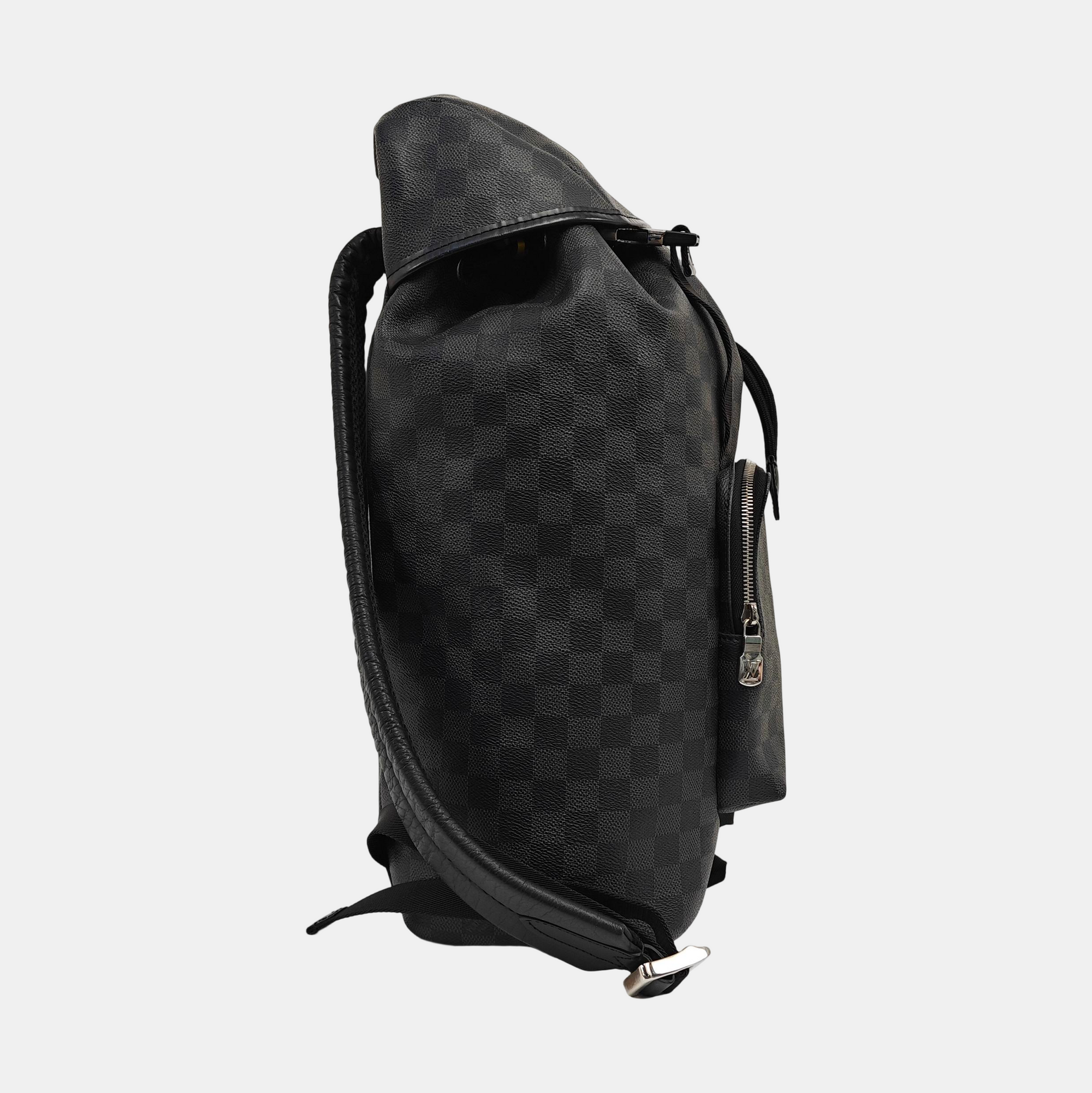CHRISTOPHER Damier Graphite Coated Canvas Gray