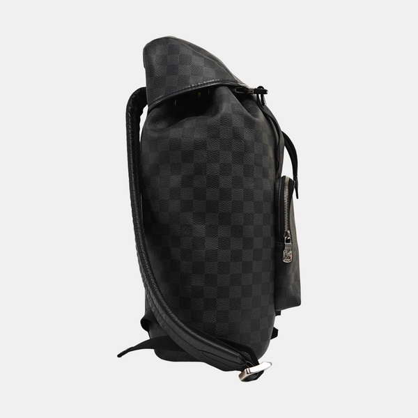 CHRISTOPHER Damier Graphite Coated Canvas Gray