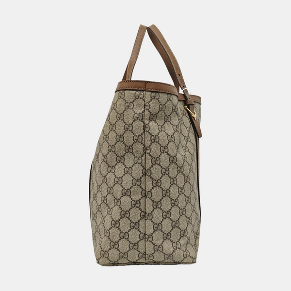 GG Supreme Monogram Coated Canvas Black