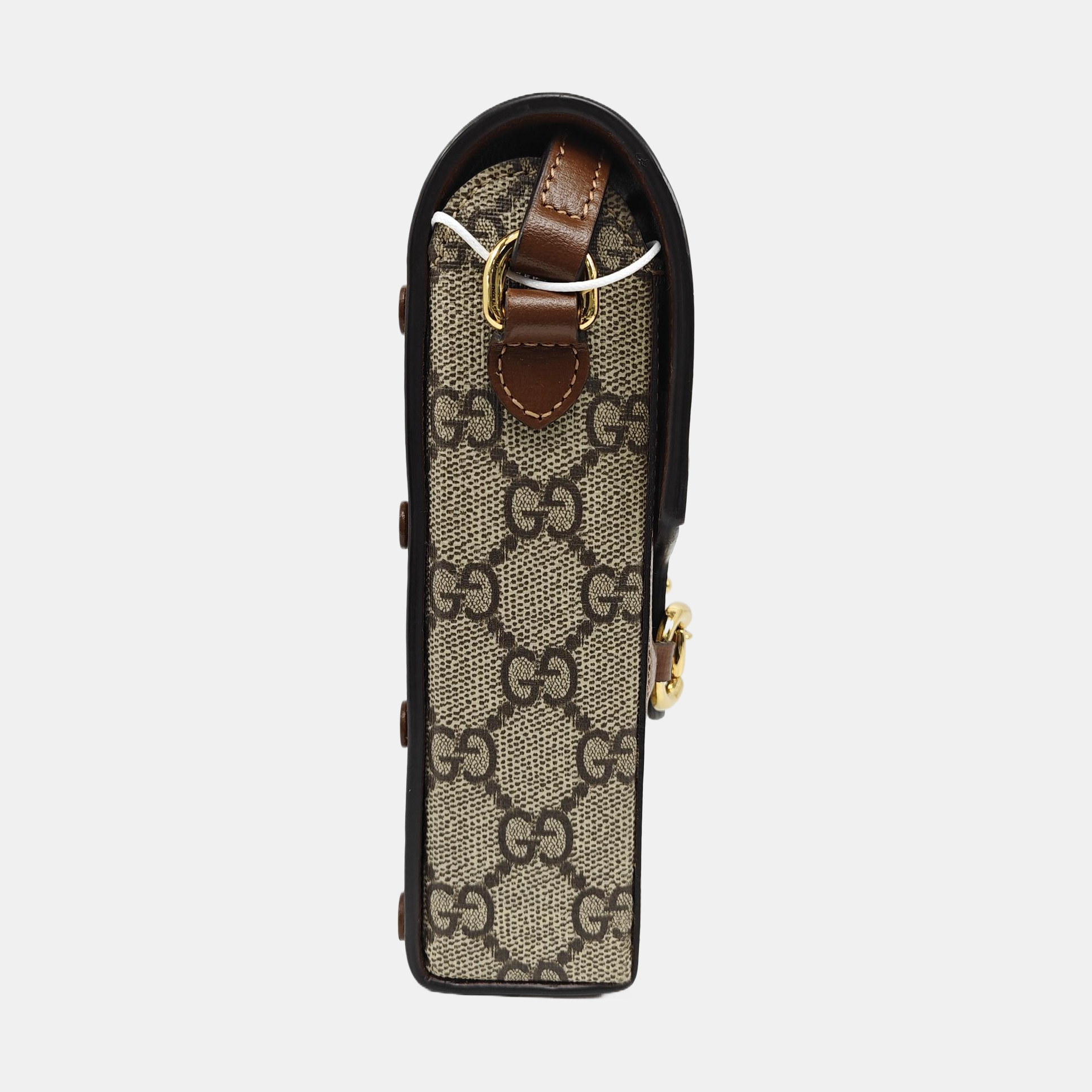 Horsebit 1955 Mini Coated Canvas Beige