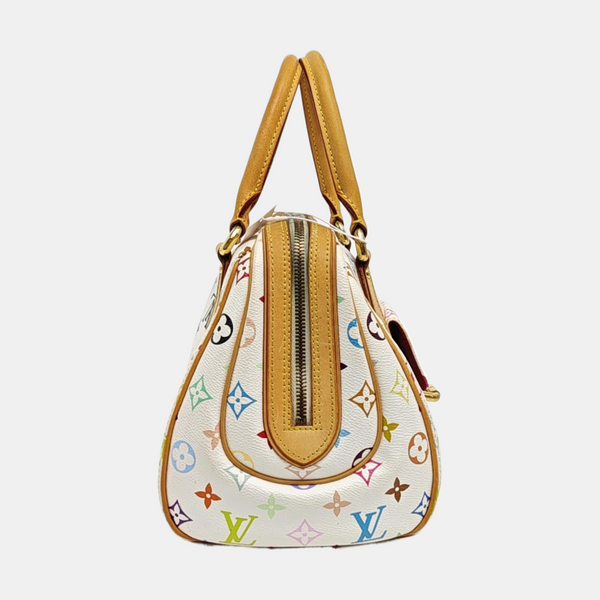 LV × TM PRISCILLA Monogram Coated Canvas White