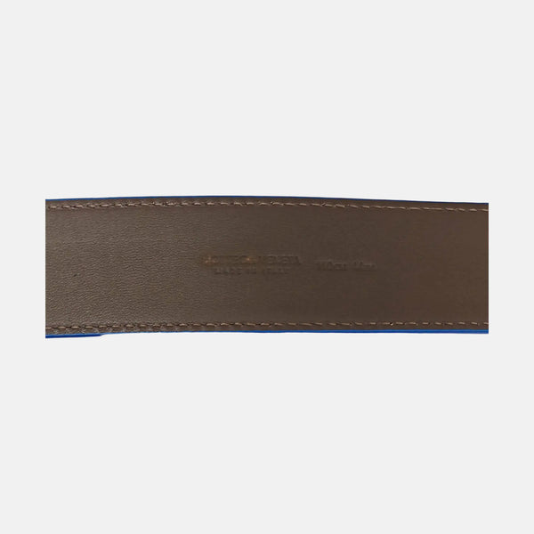 Leather Belt Blue