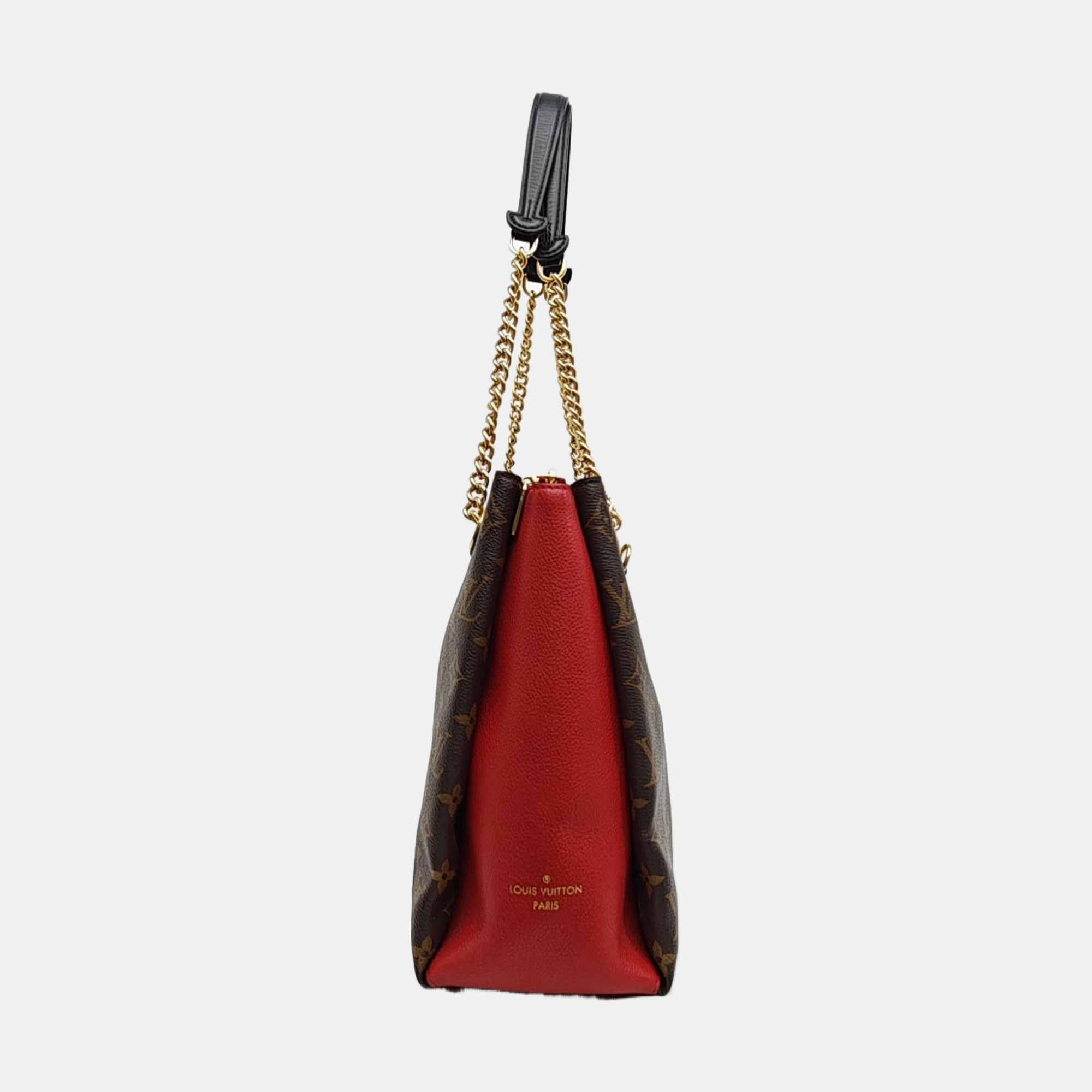 SURENE MM Monogram Coated Canvas Brown
