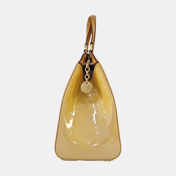BREA MM Monogram Patent Leather Yellow
