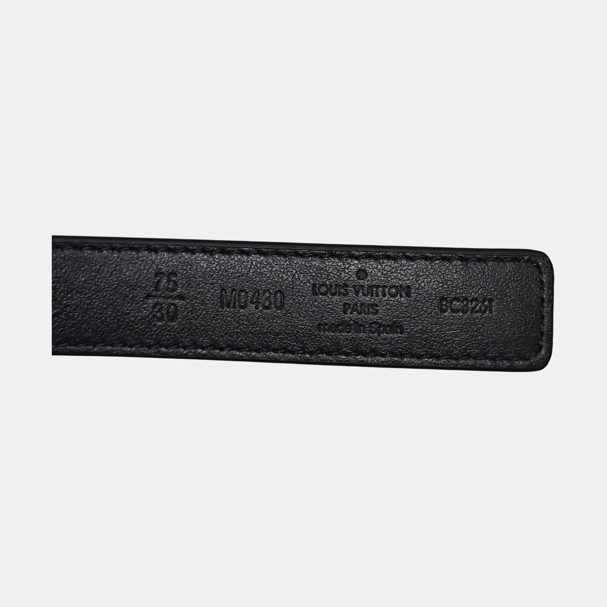 Coated Canvas Belt Brown