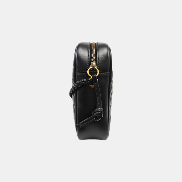 Ophidia Small Quilted Calfskin Black
