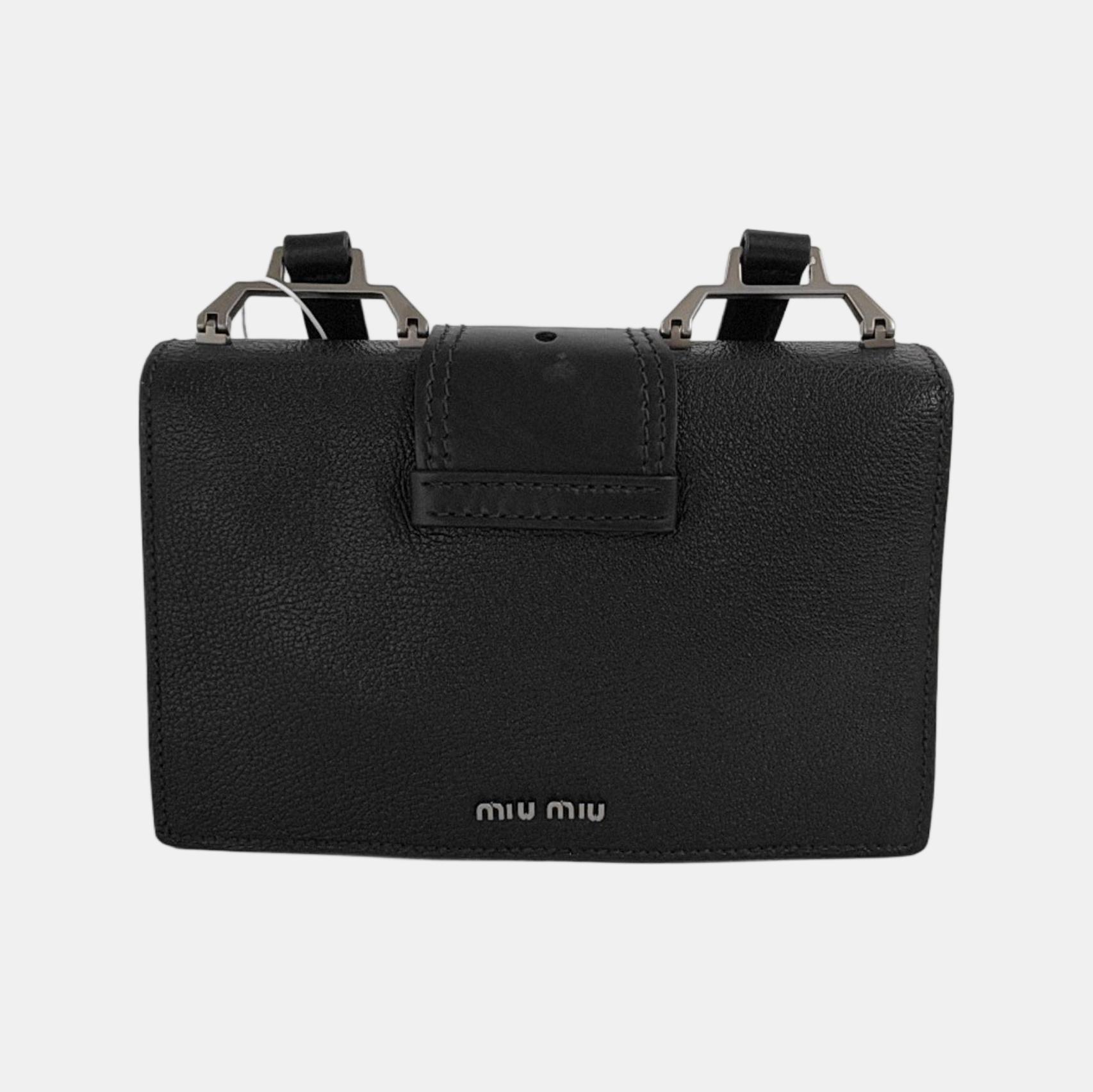 Miu Lady Calfskin Black