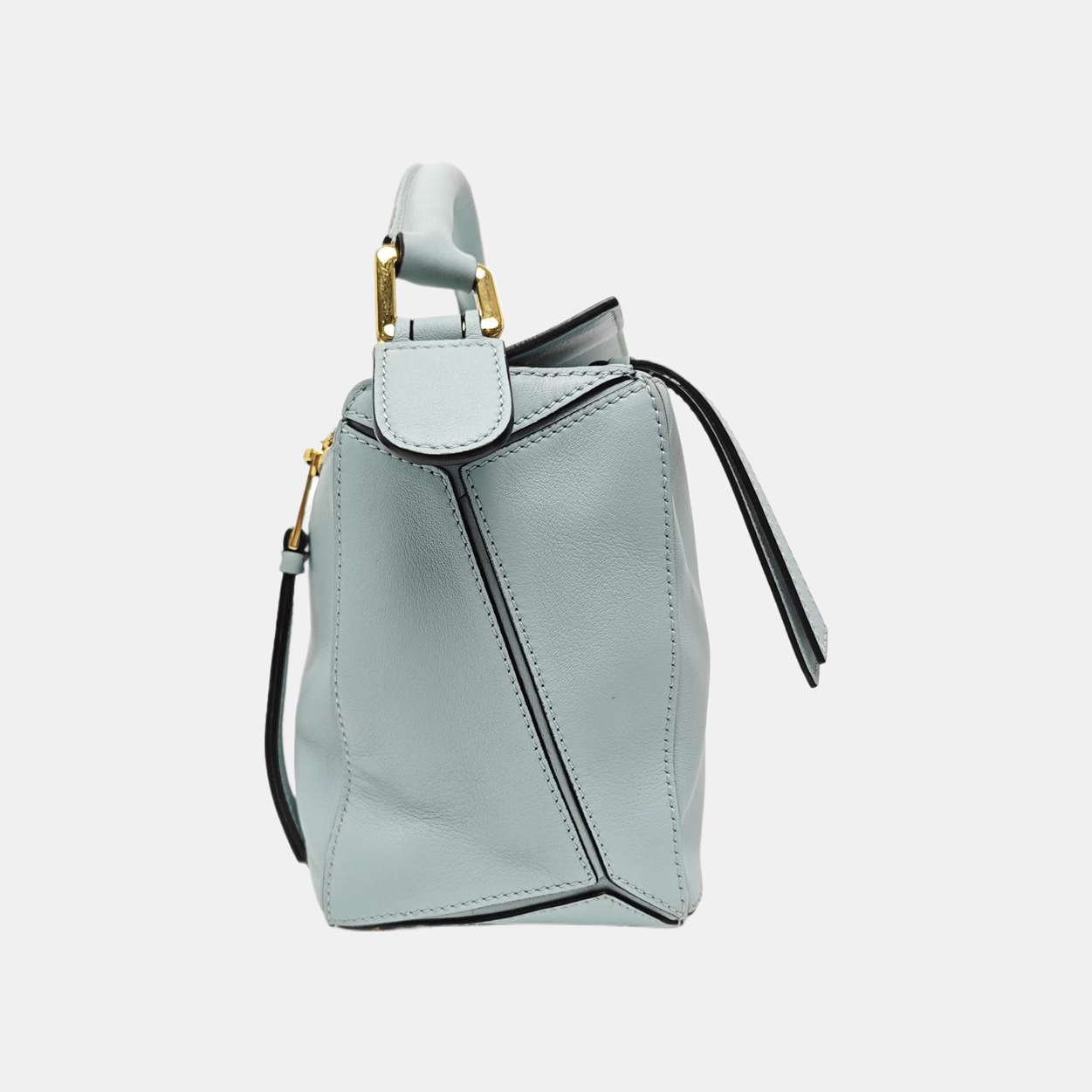 Puzzle Small Calfskin Blue