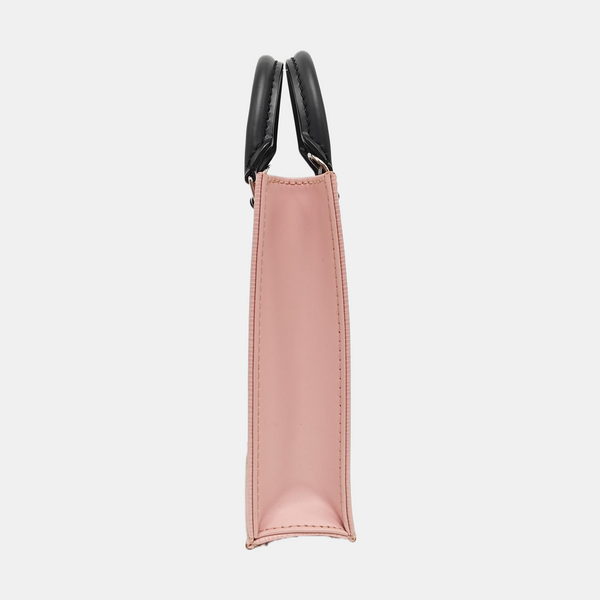 SAC PLAT Mini Epi Pink