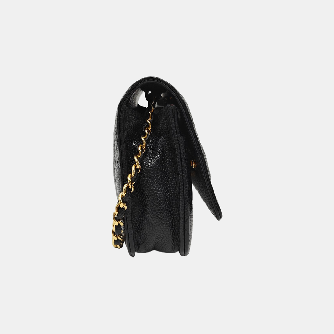 WOC Quilted Grained Calfskin Black